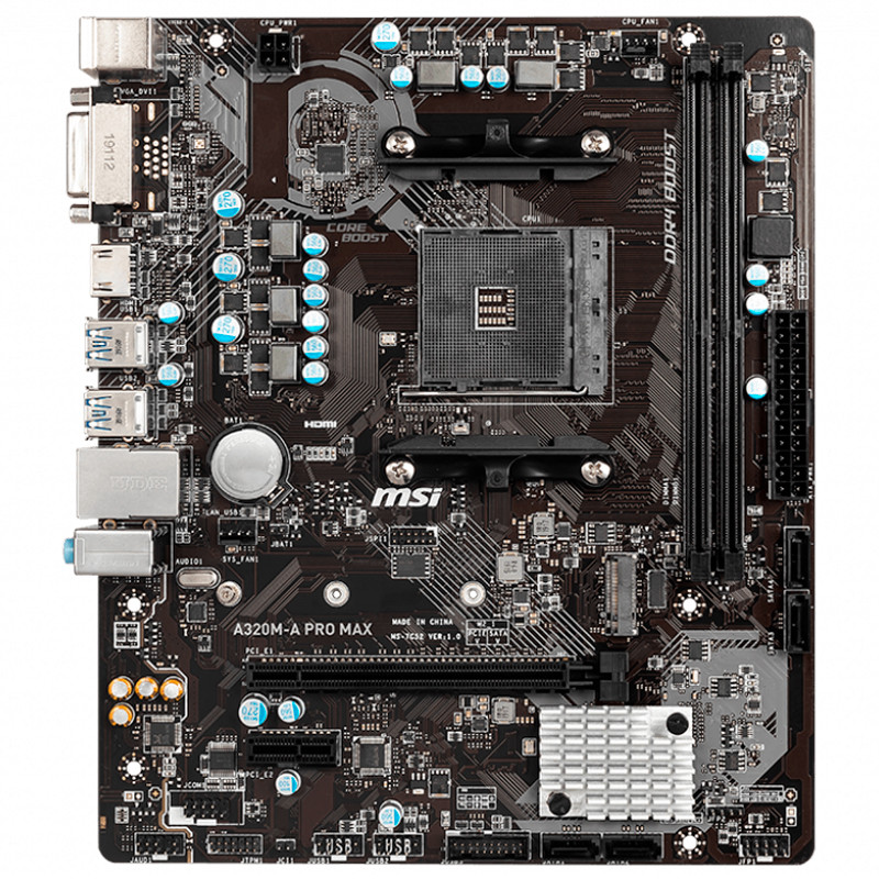 MAINBOARD MSI A320MA PRO MAX AM4 Moncase Computer