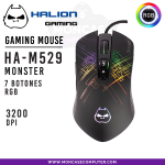 MOUSE GAMER HALION MONSTER HA-M529 RGB 6B